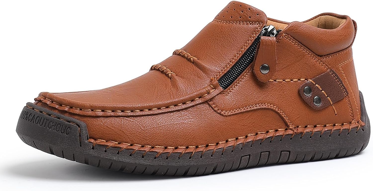 Мужские ортопедические кожаные ботинки ручной работы, водонепроницаемые, слипоны для вождения, походов и путешествий на открытом воздухе, премиальные удобные кожаные ботинки для мужчин Generic, светло-коричневый
Мужские ортопедические кожаные ботинки ручной работы, водонепроницаемые, слипоны для вождения, походов и путешествий на открытом воздухе, премиальные удобные кожаные ботинки для мужчин Generic, светло-коричневый