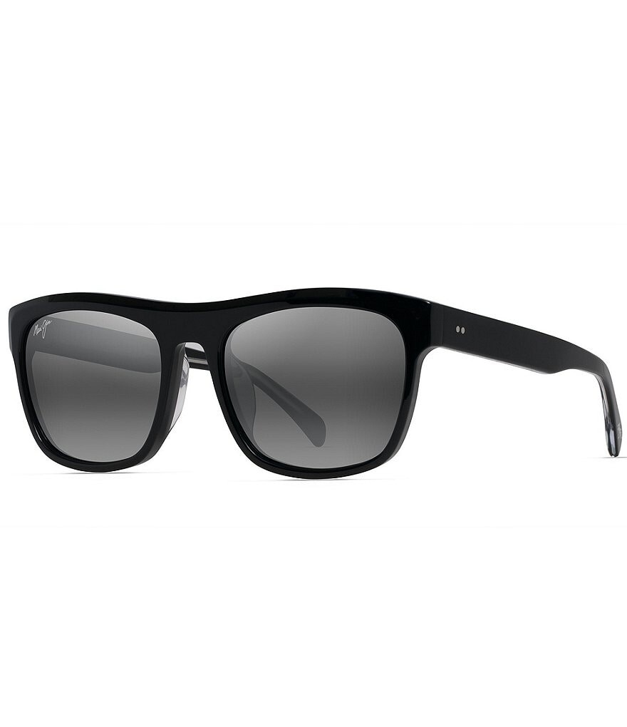 Черные прямоугольные поляризованные солнцезащитные очки унисекс Maui Jim S-Turns, черный
Черные прямоугольные поляризованные солнцезащитные очки унисекс Maui Jim S-Turns, черный