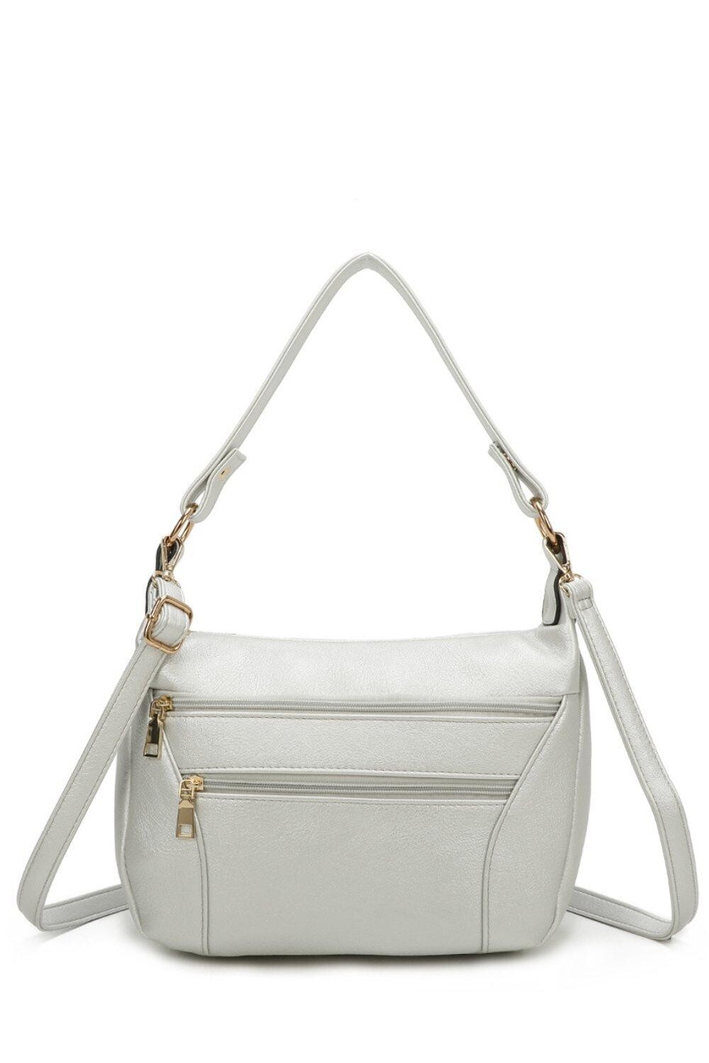 Сумка через плечо Sims из искусственной кожи с четырьмя молниями Fontanella Fashion, серебро, Серый, Сумка через плечо Sims из искусственной кожи с четырьмя молниями Fontanella Fashion, серебро
Сумка через плечо Sims из искусственной кожи с четырьмя молниями Fontanella Fashion, серебро, Серый, Сумка через плечо Sims из искусственной кожи с четырьмя молниями Fontanella Fashion, серебро