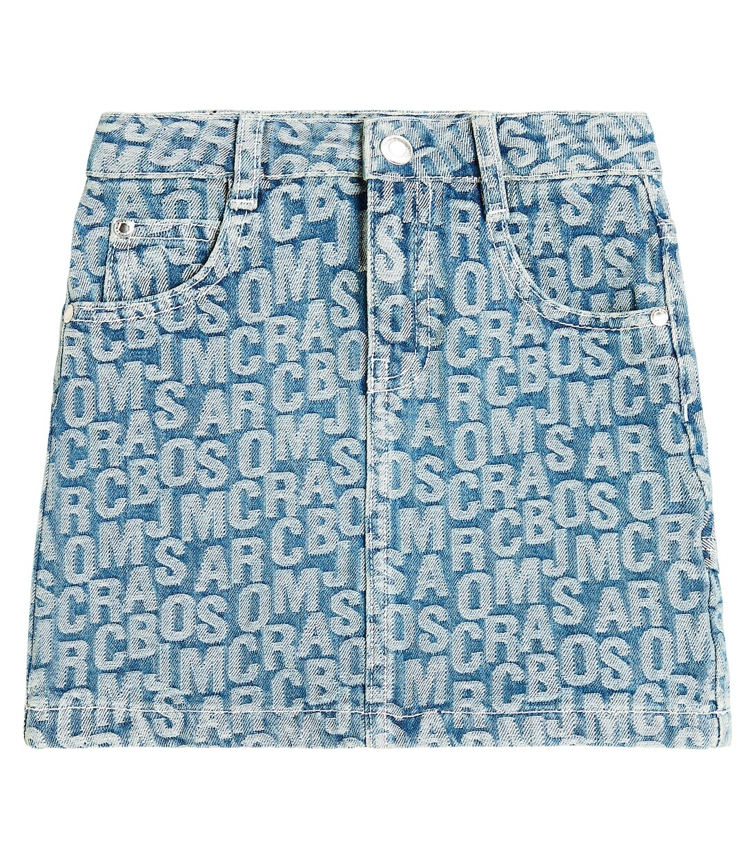 Жаккардовая джинсовая юбка с логотипом Marc Jacobs, синий
Жаккардовая джинсовая юбка с логотипом Marc Jacobs, синий