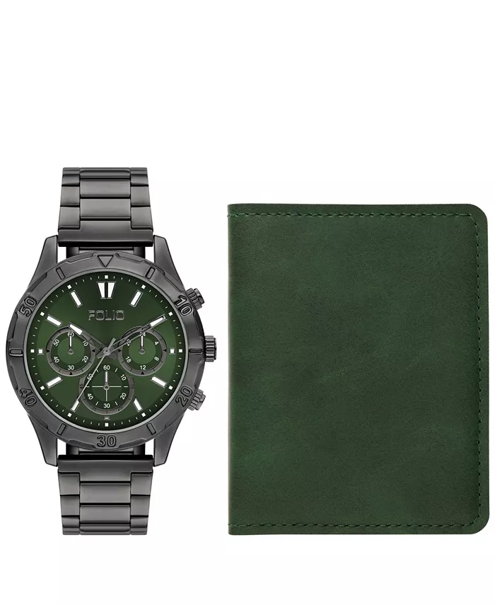 Мужские кварцевые часы с тремя стрелками черный сплав, 44мм Folio
Мужские кварцевые часы с тремя стрелками черный сплав, 44мм Folio