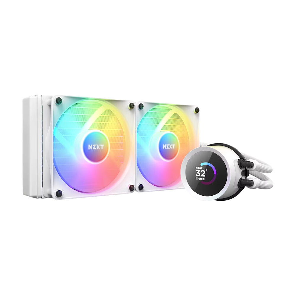 Система водяного охлаждения NZXT Kraken 240 RGB, белый
Система водяного охлаждения NZXT Kraken 240 RGB, белый