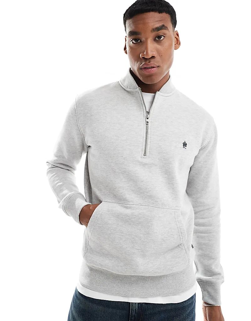 Толстовка с логотипом French Connection на молнии светло-серого цвета
Толстовка с логотипом French Connection на молнии светло-серого цвета