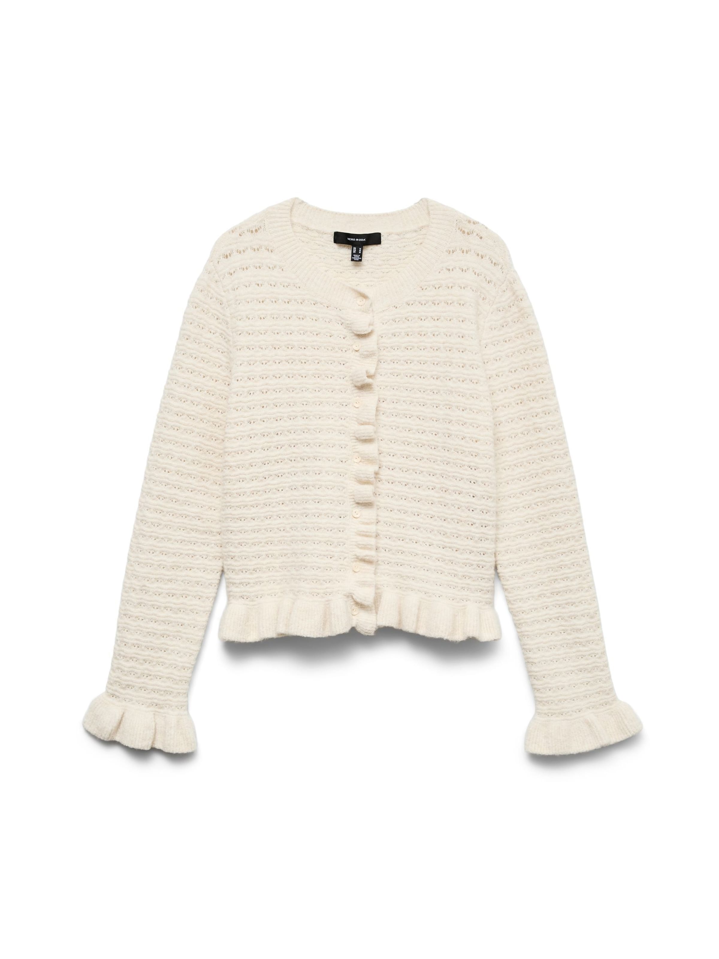 VERO MODA Кардиган 'VMAlia' из шерсти белый
VERO MODA Кардиган 'VMAlia' из шерсти белый