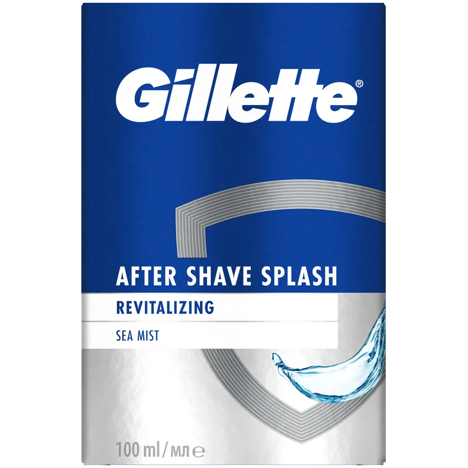 Gillette Sea Mist вода после бритья, 100 мл 
Gillette Sea Mist вода после бритья, 100 мл