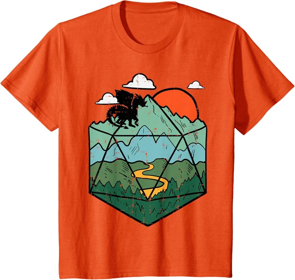 Детская футболка RPG Mountain Gamer, оранжевый
Детская футболка RPG Mountain Gamer, оранжевый