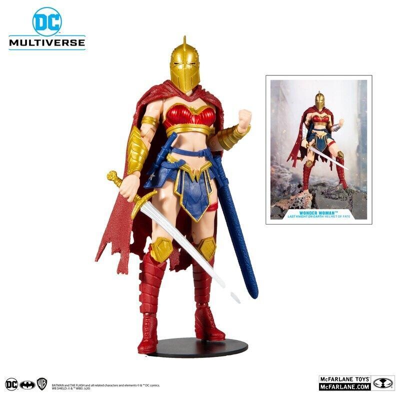 Фигурка McFarlane Toys DC Multiverse 7″ Figures – Last Knight on Earth Wonder Woman with Helmet of Fate, 18 см
Фигурка McFarlane Toys DC Multiverse 7″ Figures – Last Knight on Earth Wonder Woman with Helmet of Fate, 18 см