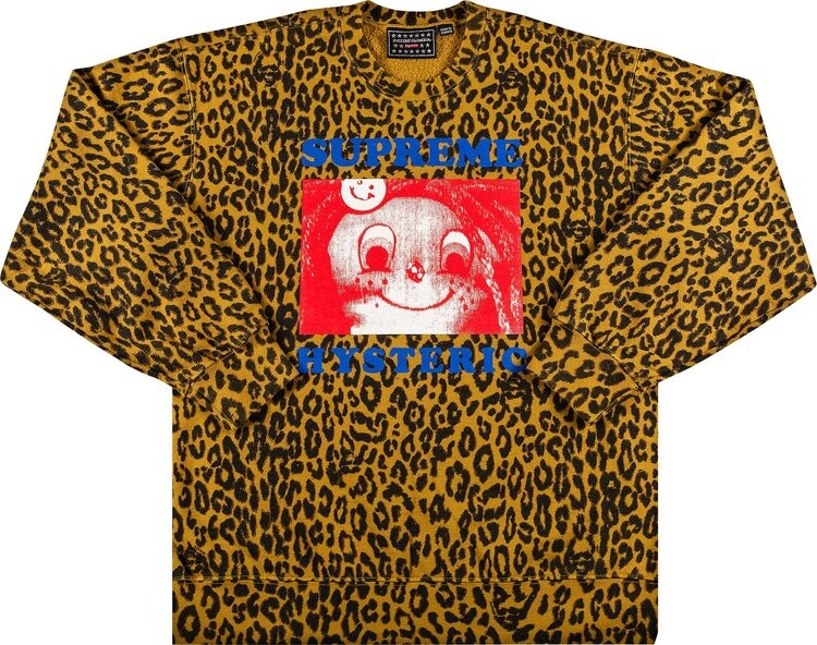 Толстовка Supreme x Hysteric Glamour Crewneck 'Leopard', загар, Коричневый, Толстовка Supreme x Hysteric Glamour Crewneck 'Leopard', загар
Толстовка Supreme x Hysteric Glamour Crewneck 'Leopard', загар, Коричневый, Толстовка Supreme x Hysteric Glamour Crewneck 'Leopard', загар