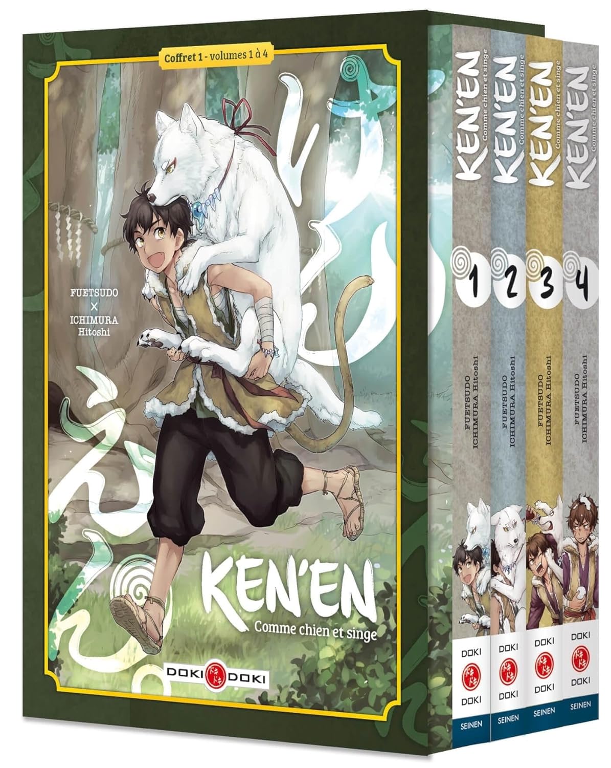Ken'en - Comme chien et singe - coffret - vol. 01 à vol. 04 (BAMBOO)
Ken'en - Comme chien et singe - coffret - vol. 01 à vol. 04 (BAMBOO)