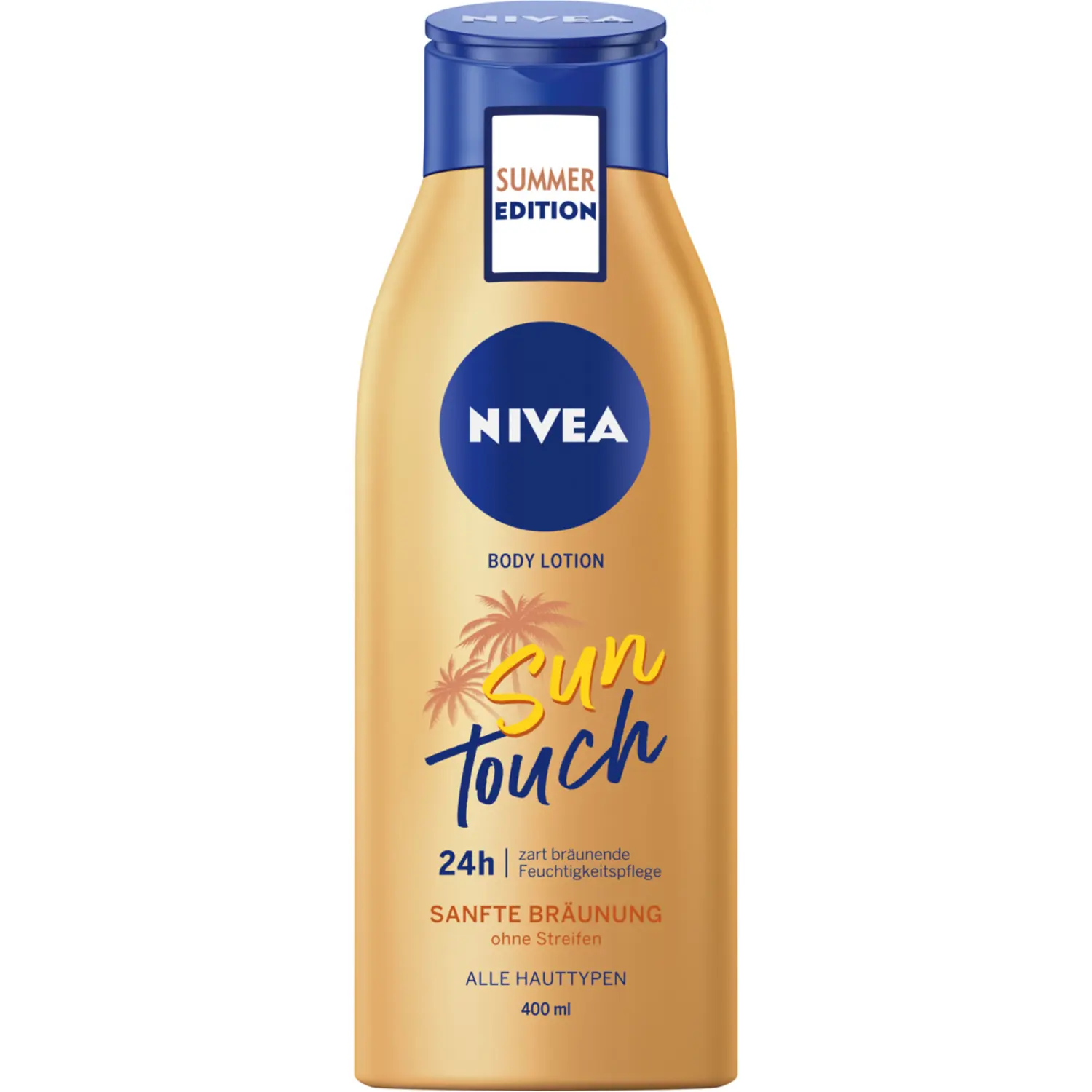 Nivea Sun Touch Бронзирующий лосьон для тела, 400 мл
Nivea Sun Touch Бронзирующий лосьон для тела, 400 мл