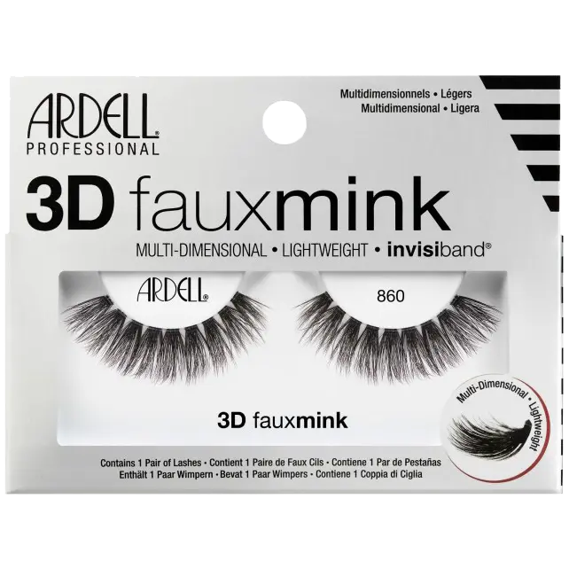 Ardell Faux Mink 860 накладные ресницы на полоске, 1 упаковка
Ardell Faux Mink 860 накладные ресницы на полоске, 1 упаковка