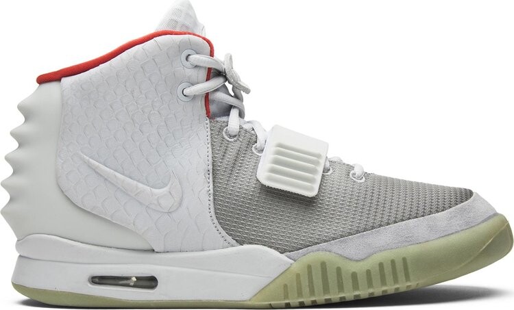 Лимитированные кроссовки Nike Air Yeezy 2 NRG 'Pure Platinum', белый 
Лимитированные кроссовки Nike Air Yeezy 2 NRG 'Pure Platinum', белый