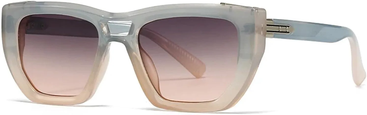 Популярные солнцезащитные очки «кошачий глаз» для женщин и мужчин, в стиле ретро с заклепками, градиентной защитой от УФ-излучения UV400 TVTBBVV, Blue Pink Grey Pink
Популярные солнцезащитные очки «кошачий глаз» для женщин и мужчин, в стиле ретро с заклепками, градиентной защитой от УФ-излучения UV400 TVTBBVV, Blue Pink Grey Pink