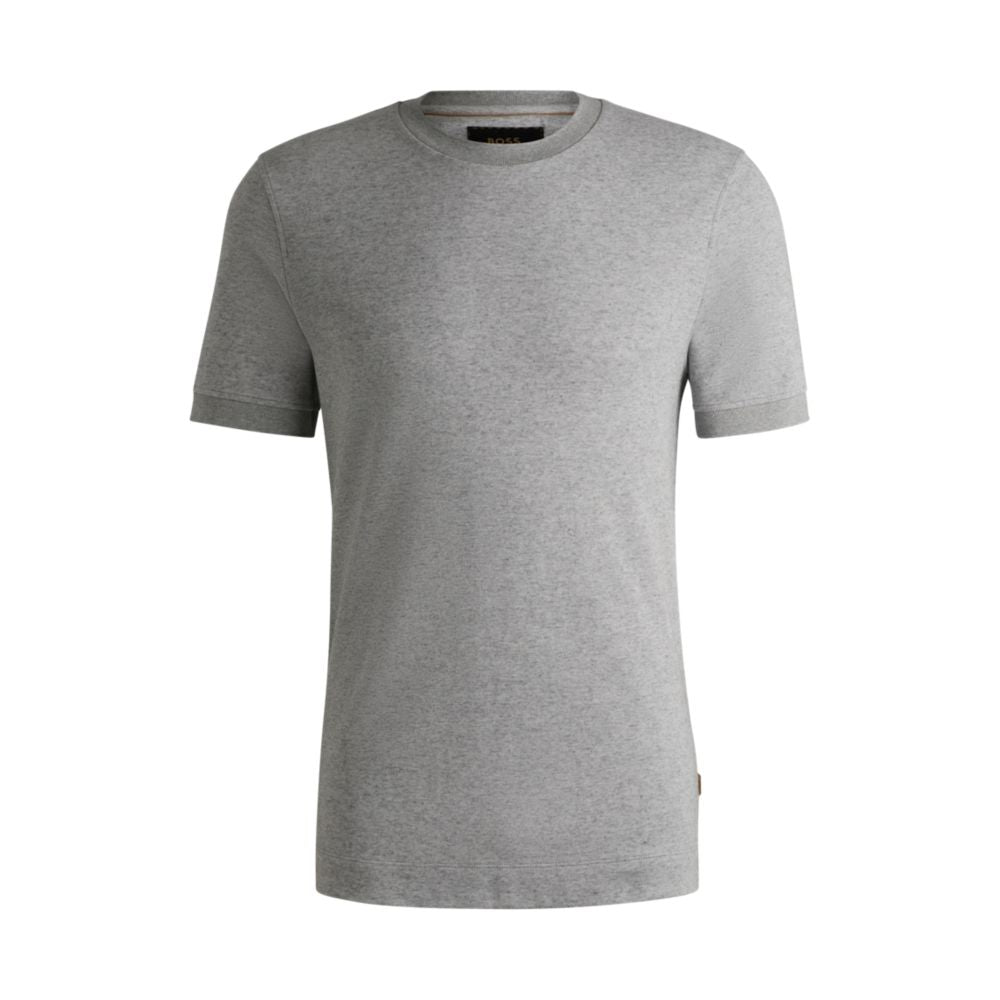 Футболка из смеси хлопка и кашемира с антибактериальной обработкой BOSS, серебряный
Футболка из смеси хлопка и кашемира с антибактериальной обработкой BOSS, серебряный