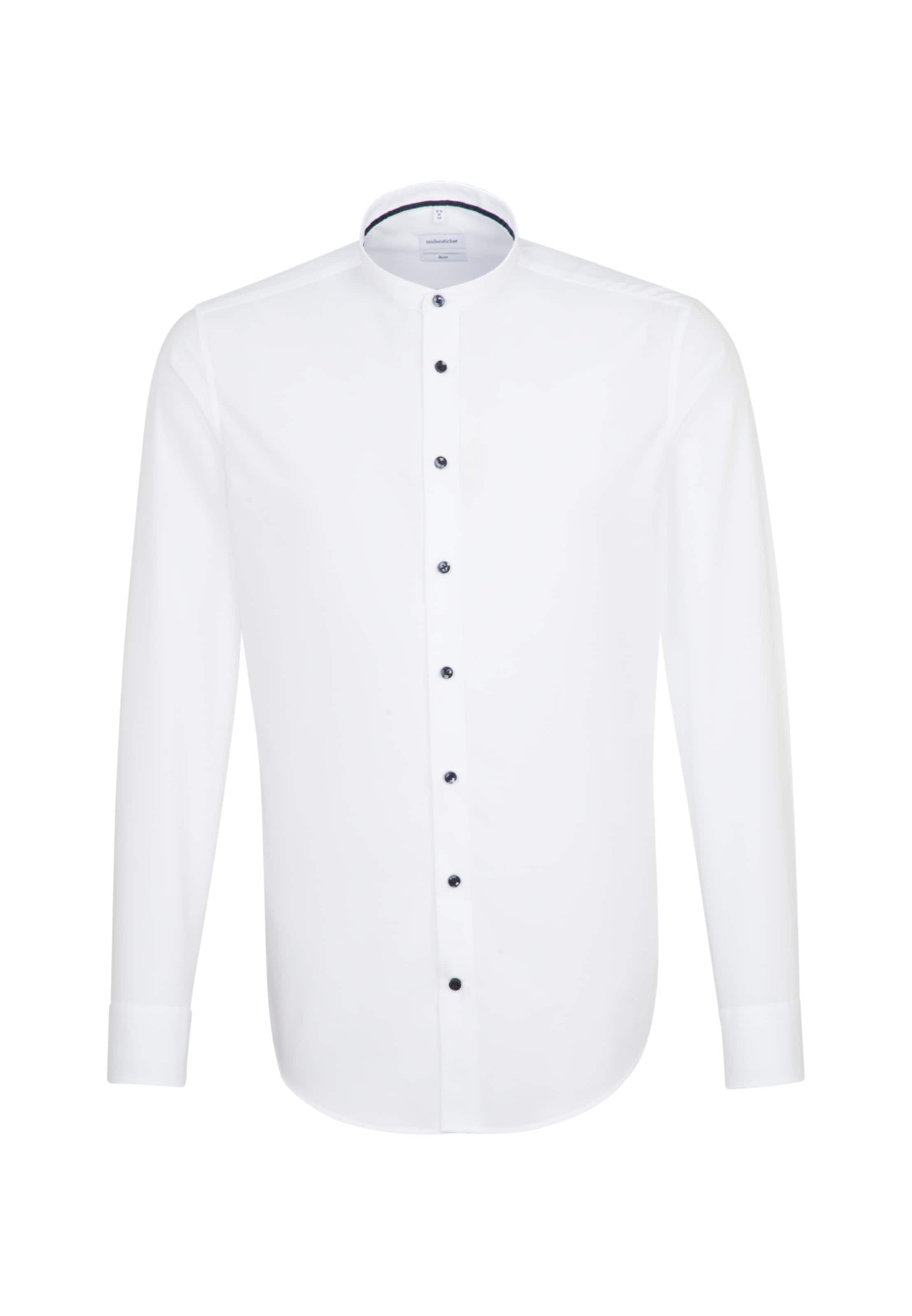 SEIDENSTICKER Белая рубашка для бизнеса Slim fit
SEIDENSTICKER Белая рубашка для бизнеса Slim fit