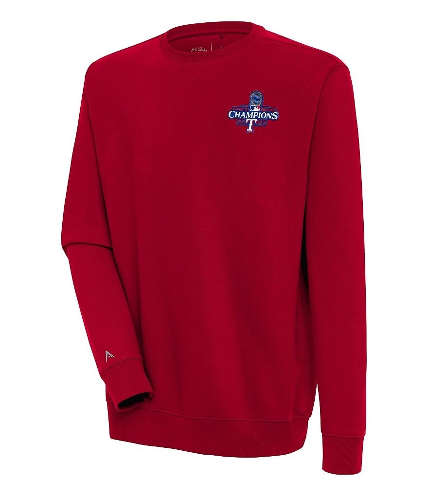 Флисовая толстовка Antigua MLB Texas Rangers 2023 World Series Victory Crew с начесом сзади, красный
Флисовая толстовка Antigua MLB Texas Rangers 2023 World Series Victory Crew с начесом сзади, красный