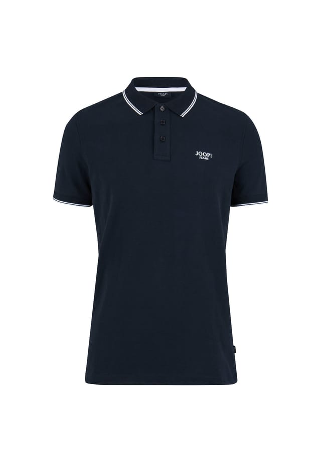 Рубашка-Поло - хлопковый стрейч-агнелло-пике с контрастными полосками с логотипом Joop! Jeans, синий
Рубашка-Поло - хлопковый стрейч-агнелло-пике с контрастными полосками с логотипом Joop! Jeans, синий