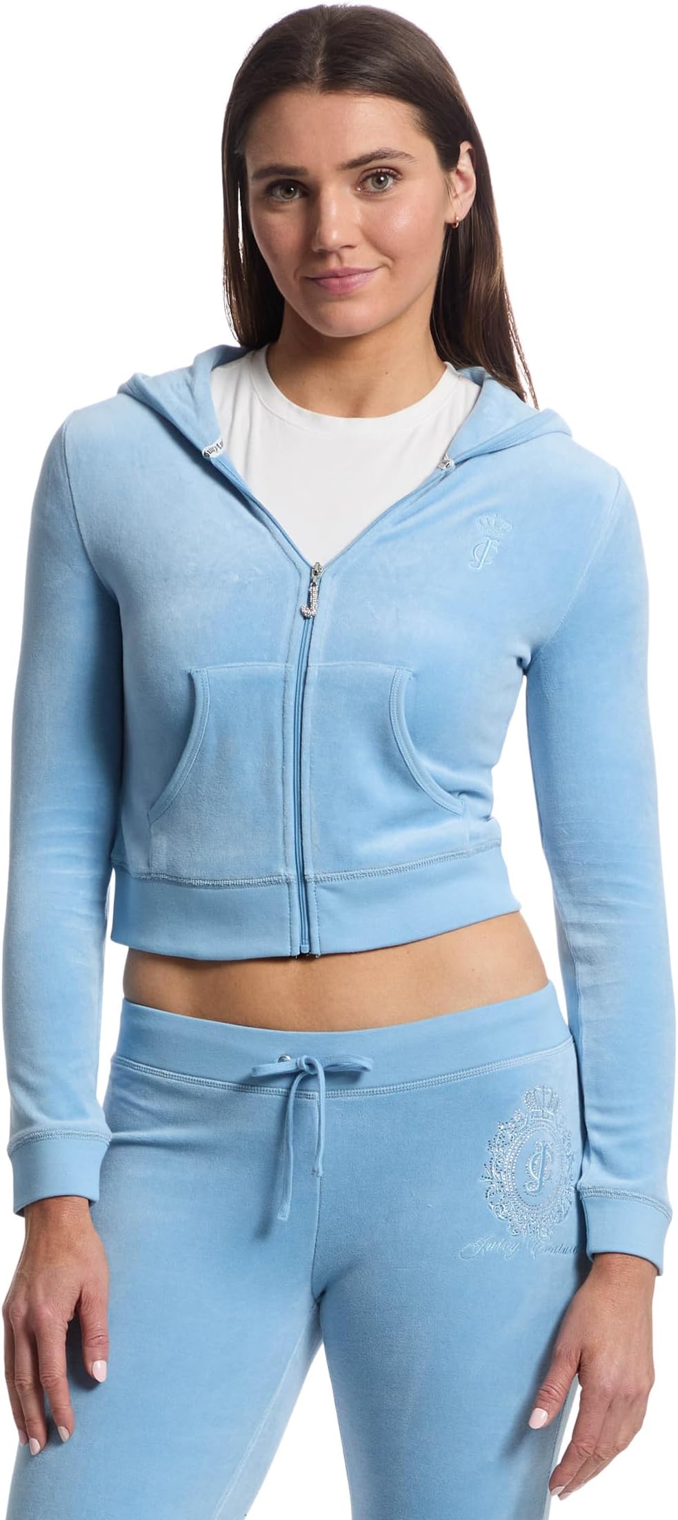 Куртка Juicy Couture Heritage Cropped Track Jacket, Heritage Blue
Куртка Juicy Couture Heritage Cropped Track Jacket, Heritage Blue