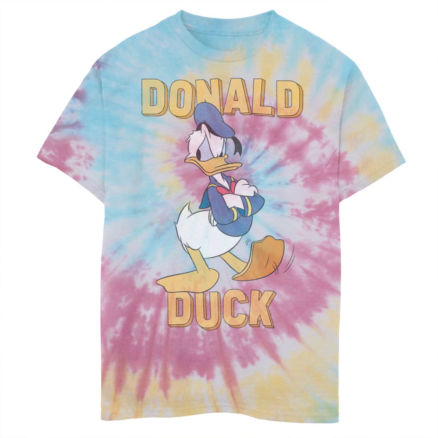 Футболка с рисунком «Тай-Дай» для мальчиков 8–20 лет, Disney Donald Duck Angry Pose, скрещенными руками Disney
Футболка с рисунком «Тай-Дай» для мальчиков 8–20 лет, Disney Donald Duck Angry Pose, скрещенными руками Disney