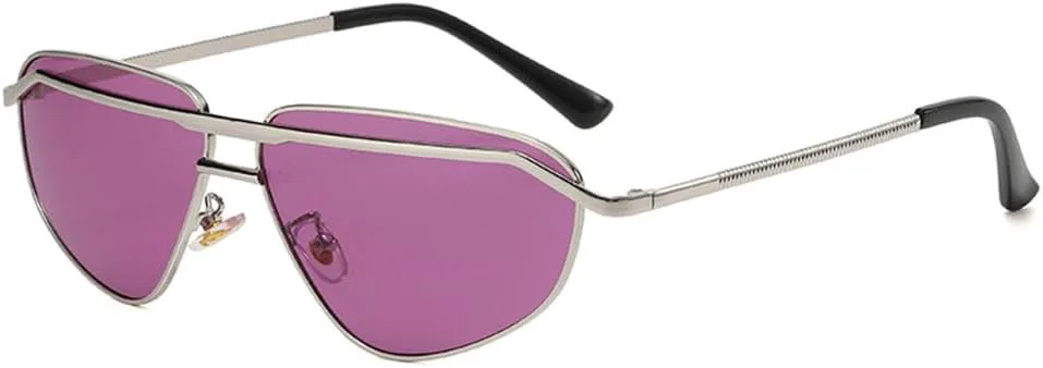 Спортивные солнцезащитные очки Y2K для женщин и мужчин, солнцезащитные очки с защитой от УФ-излучения UV400, цветные зеркальные модные очки KTUCN, C2purple
Спортивные солнцезащитные очки Y2K для женщин и мужчин, солнцезащитные очки с защитой от УФ-излучения UV400, цветные зеркальные модные очки KTUCN, C2purple