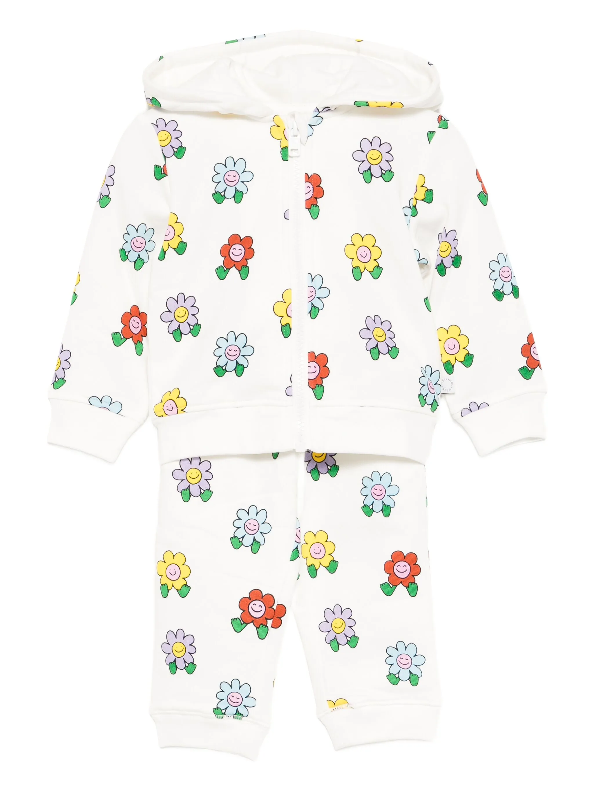 Спортивный костюм с цветочным принтом Stella Mccartney Kids, белый
Спортивный костюм с цветочным принтом Stella Mccartney Kids, белый