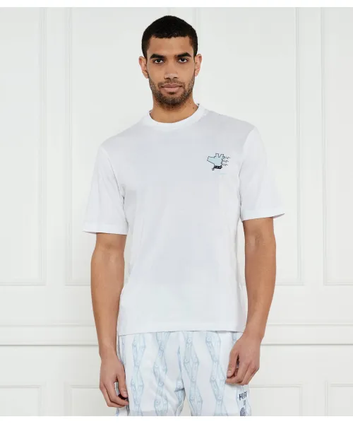 Футболка нагулоп Relaxed fit Hugo Blue, белый
Футболка нагулоп Relaxed fit Hugo Blue, белый