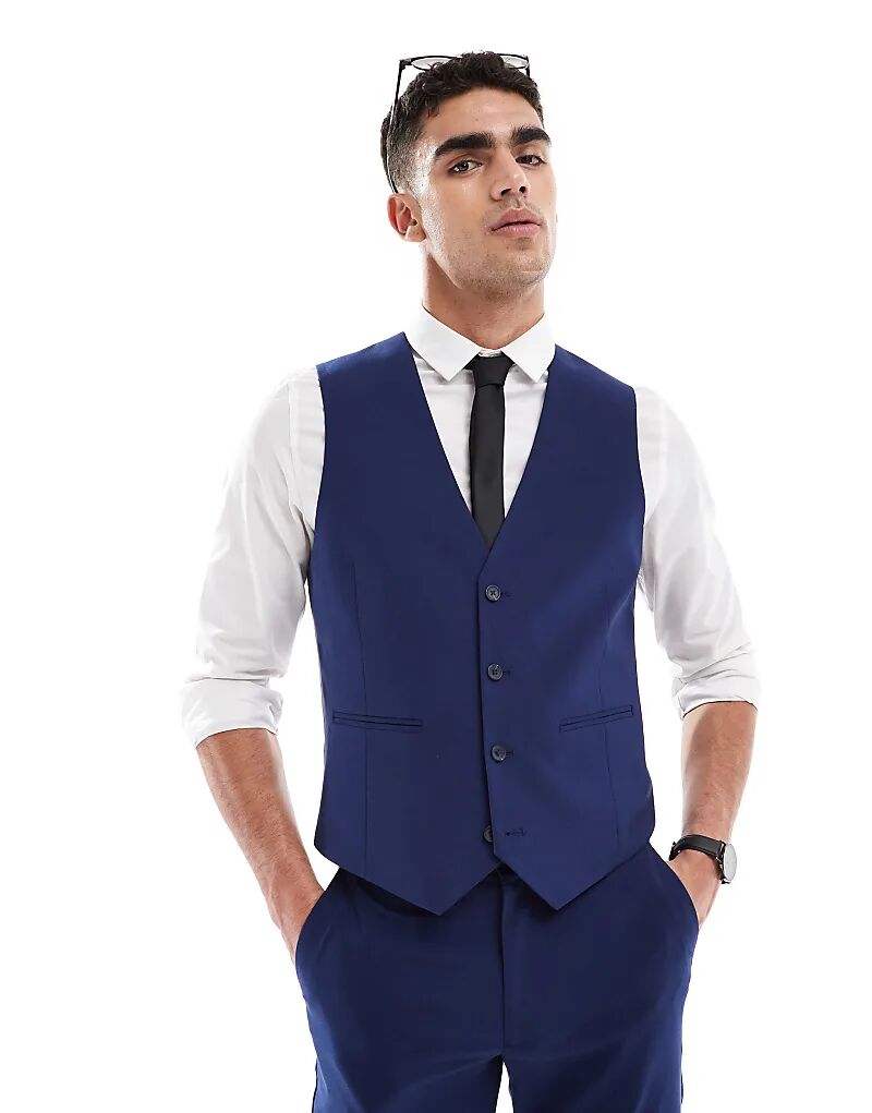 Тонкий жилет ASOS DESIGN темно-синего цвета
Тонкий жилет ASOS DESIGN темно-синего цвета