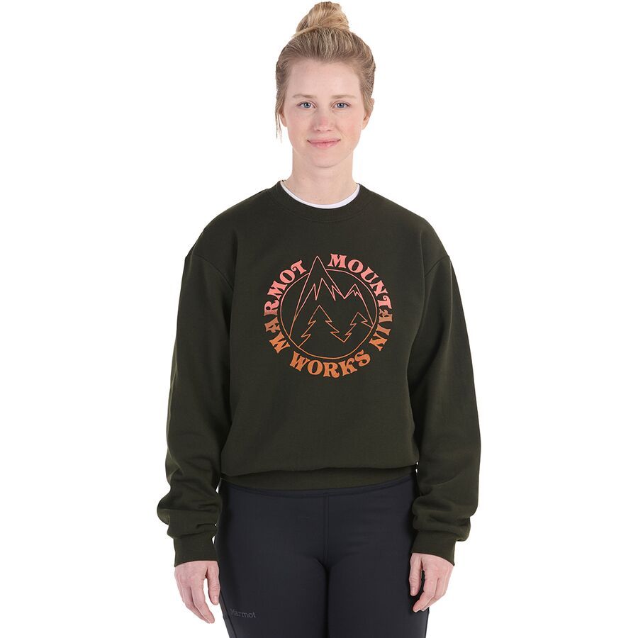 Толстовка Marmot Retro Mountain Boxy Crew Marmot, Rosin Green
Толстовка Marmot Retro Mountain Boxy Crew Marmot, Rosin Green