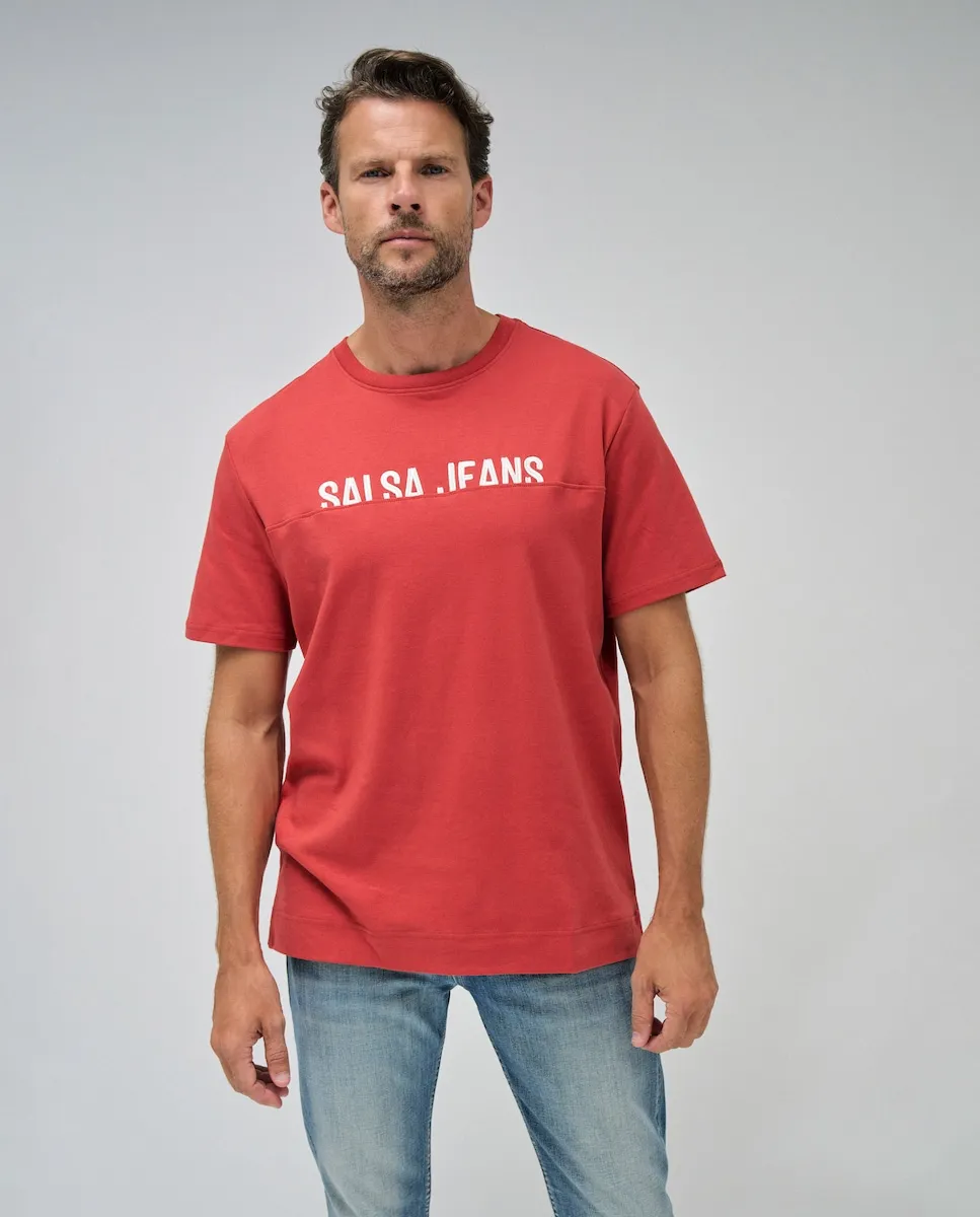 Мужская футболка с логотипом Salsa Jeans, красный
Мужская футболка с логотипом Salsa Jeans, красный