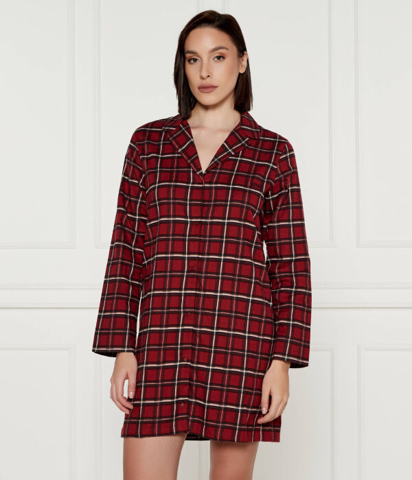 Ночная рубашка Boss в клетку, красный
Ночная рубашка Boss в клетку, красный