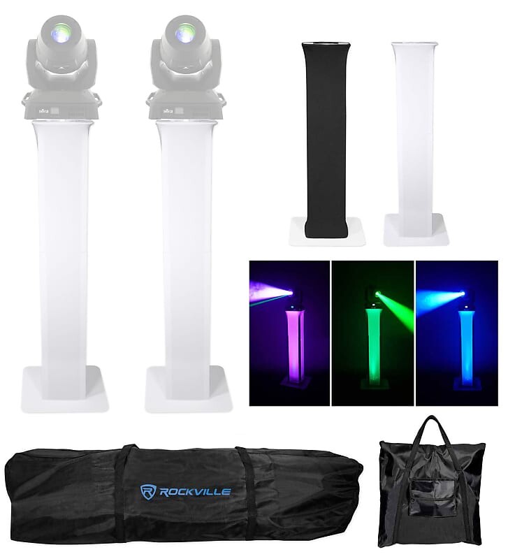 2 стойки Totem + черные + белые сетки для 2 ламп Chauvet Intimidator Spot 455Z IRC Rockville (2) RTP32W Intimidator Spot 455Z IRC
2 стойки Totem + черные + белые сетки для 2 ламп Chauvet Intimidator Spot 455Z IRC Rockville (2) RTP32W Intimidator Spot 455Z IRC
