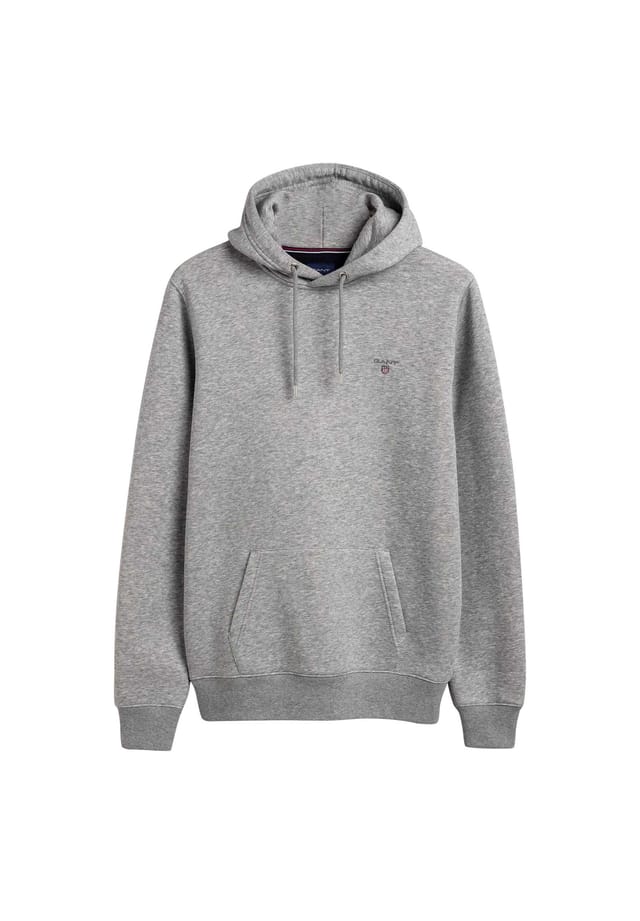 Толстовка с капюшоном - свитер с петлевой спинкой из смеси хлопка и логотипом Gant, серый
Толстовка с капюшоном - свитер с петлевой спинкой из смеси хлопка и логотипом Gant, серый