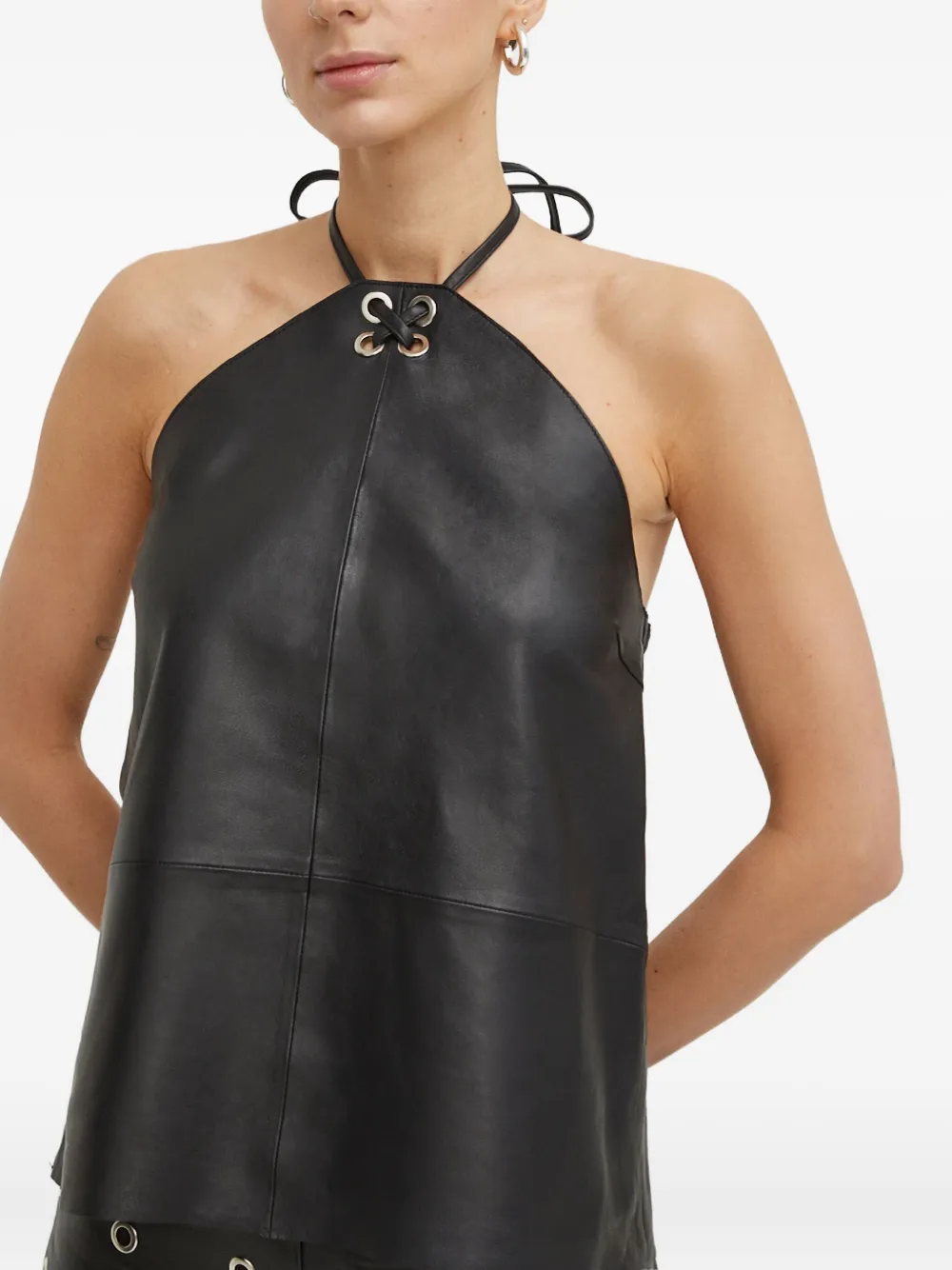 Топ-халтер с люверсами Day Birger Et Mikkelsen, черный
Топ-халтер с люверсами Day Birger Et Mikkelsen, черный