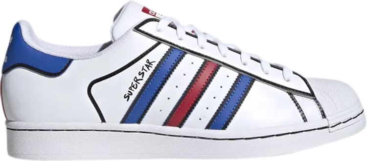 Кроссовки Adidas Superstar, белый
Кроссовки Adidas Superstar, белый