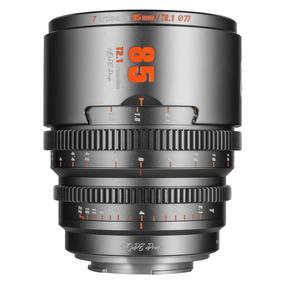 Кинообъектив 7Artisans Hope 85mm T2.1 S35 Cine Lens, Sony E Mount, титановый серый
Кинообъектив 7Artisans Hope 85mm T2.1 S35 Cine Lens, Sony E Mount, титановый серый