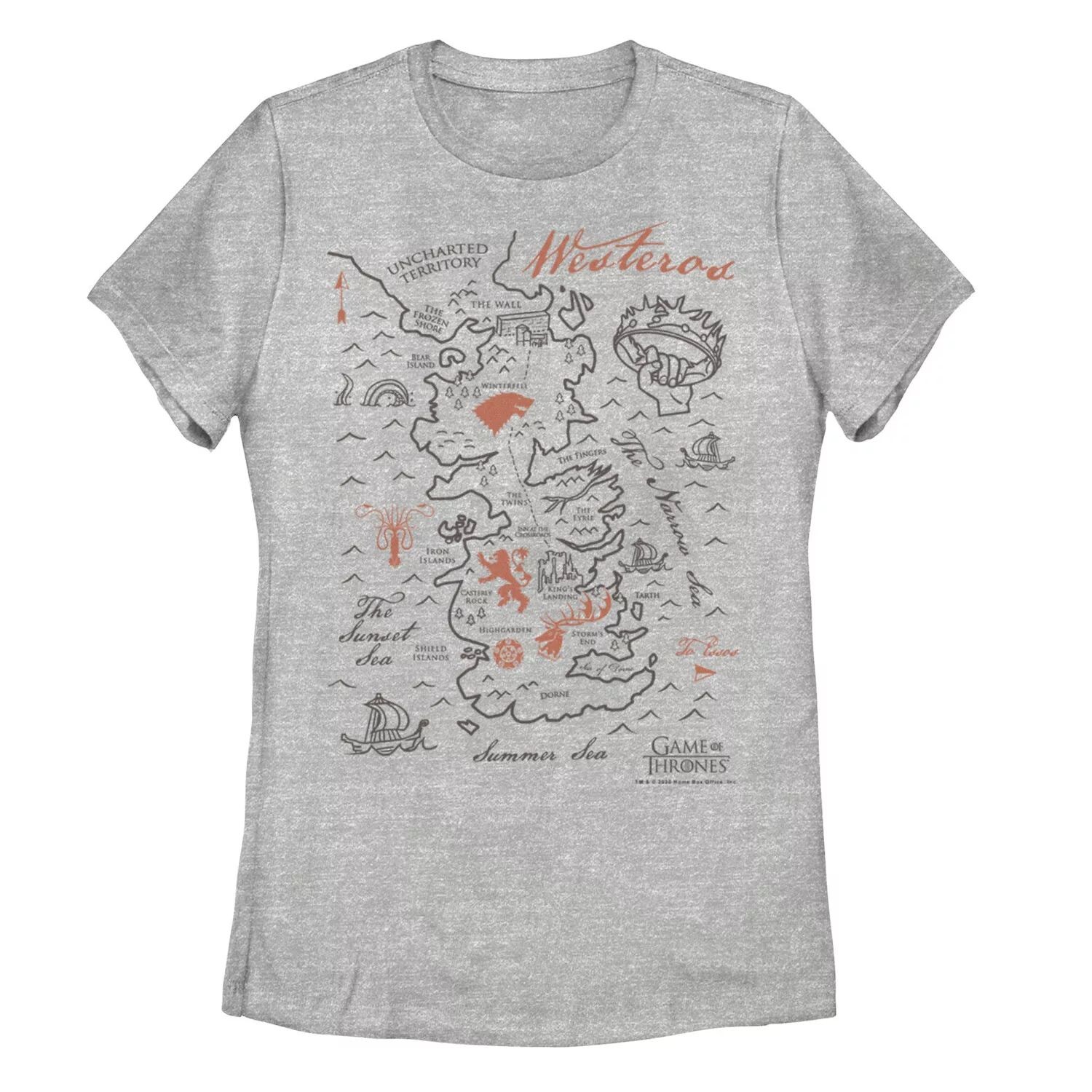 Детская футболка «Игра престолов» с изображением Вестероса Licensed Character
Детская футболка «Игра престолов» с изображением Вестероса Licensed Character