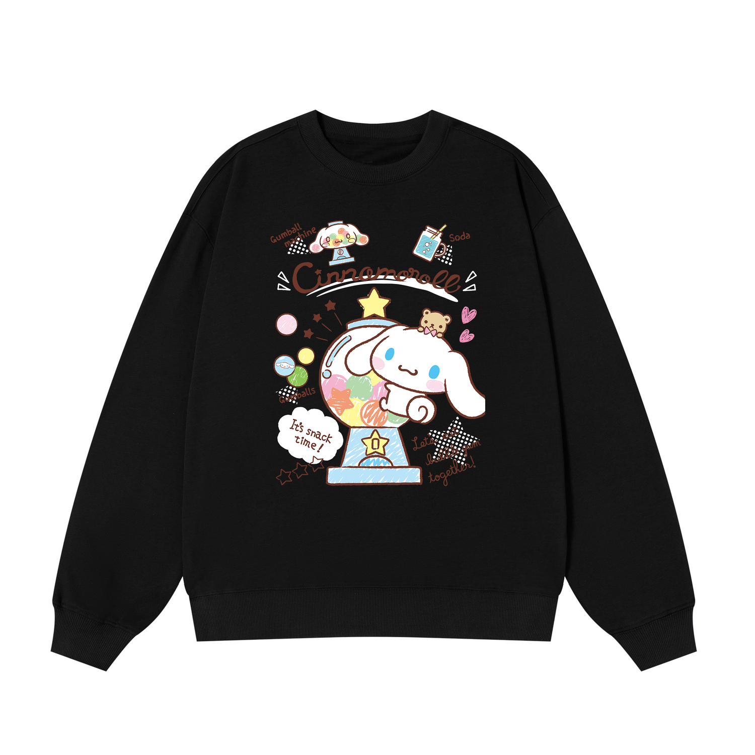 Свитшот унисекс Cinnamoroll Yugui Dog в цвете heather gray Sanrio, черный
Свитшот унисекс Cinnamoroll Yugui Dog в цвете heather gray Sanrio, черный