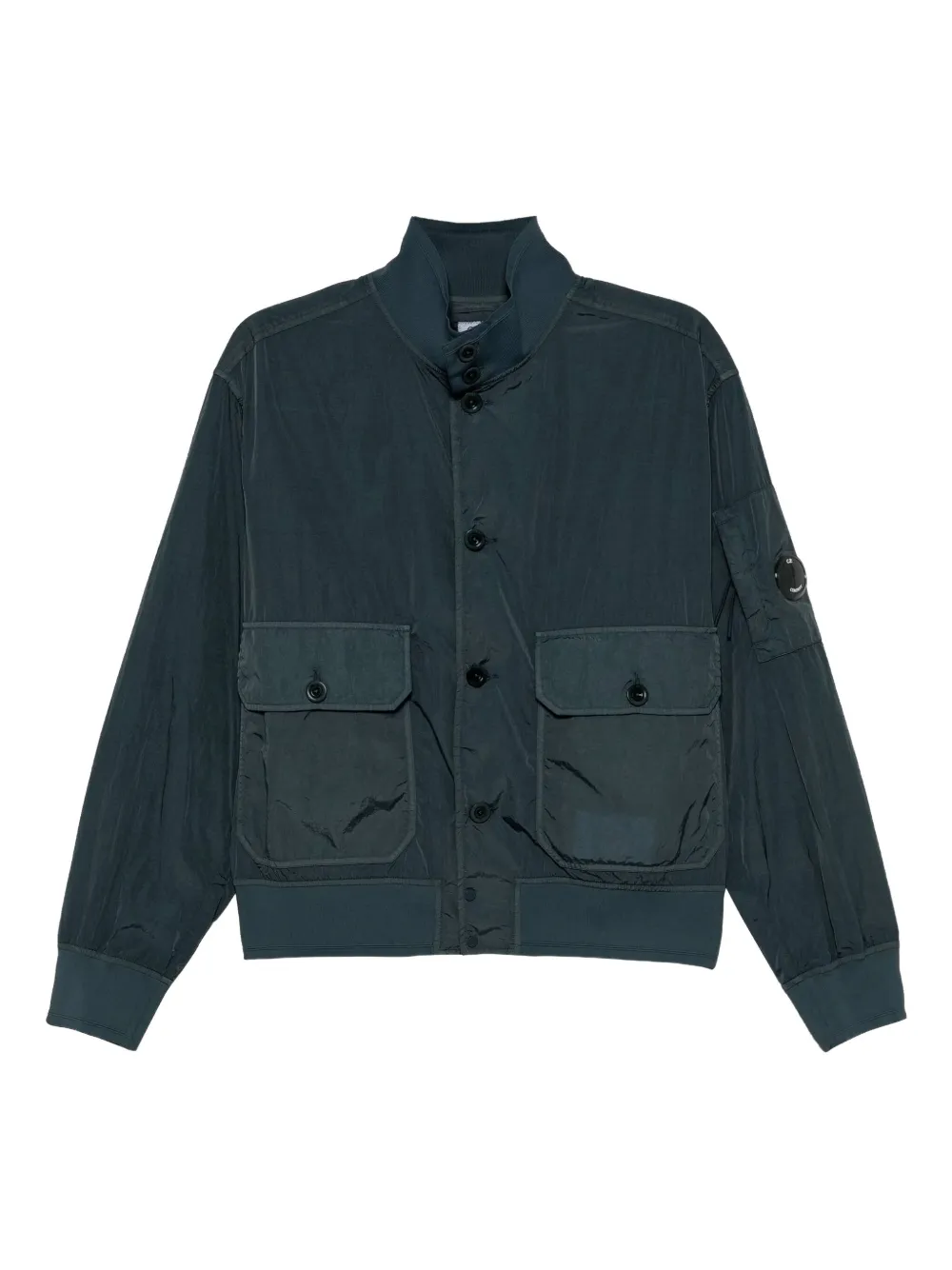 Бомбер с карманами C.P. Company, синий 
Бомбер с карманами C.P. Company, синий