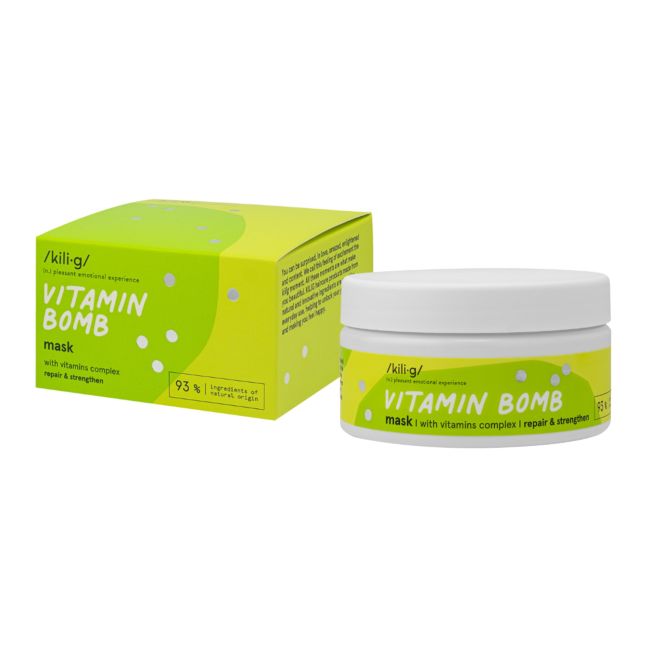 Маска для волос «Витаминная бомба» KILIG, 200 мл
Маска для волос «Витаминная бомба» KILIG, 200 мл