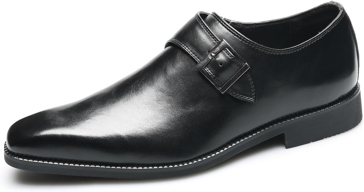 Мужские лоферы Santimon, слипоны с пряжкой, формальные кожаные туфли для ходьбы, повседневные свадебные модные туфли под смокинг для мужчин, черный
Мужские лоферы Santimon, слипоны с пряжкой, формальные кожаные туфли для ходьбы, повседневные свадебные модные туфли под смокинг для мужчин, черный