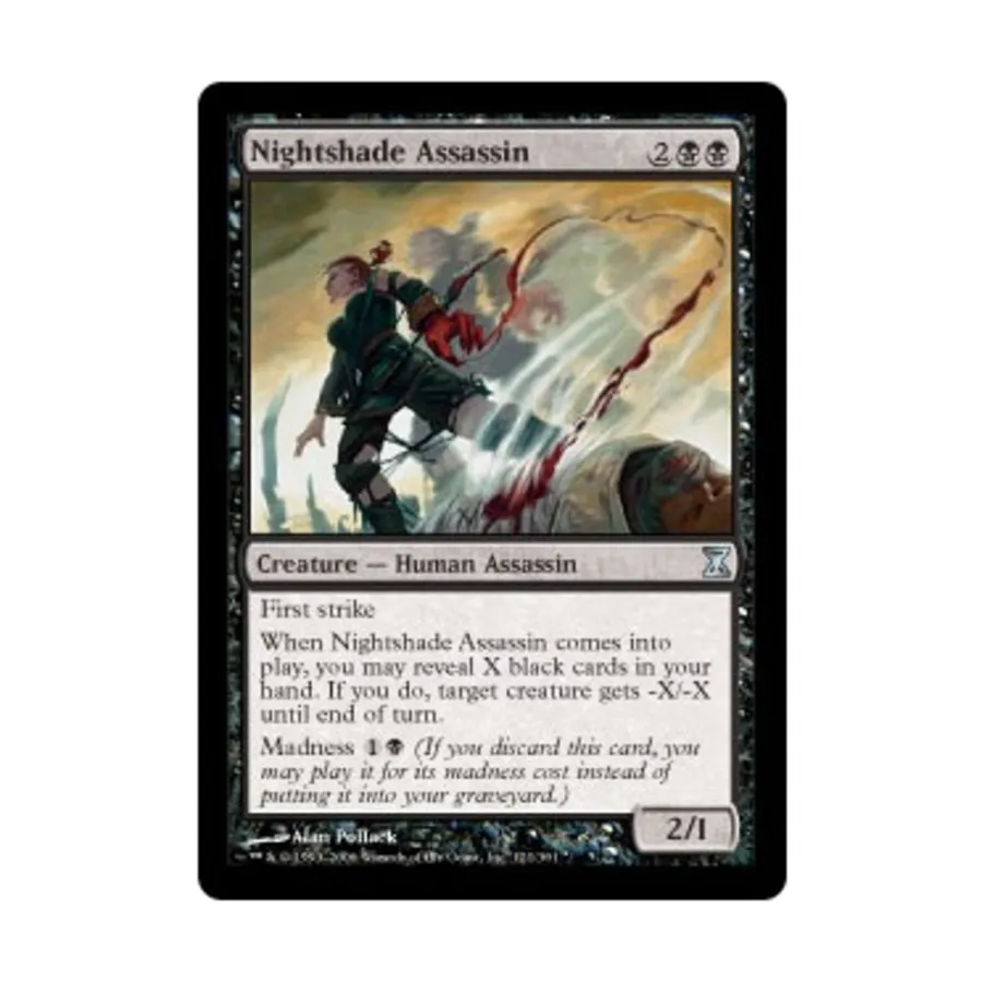 CCG Ночной убийца (U), MTG - Time Spiral
CCG Ночной убийца (U), MTG - Time Spiral