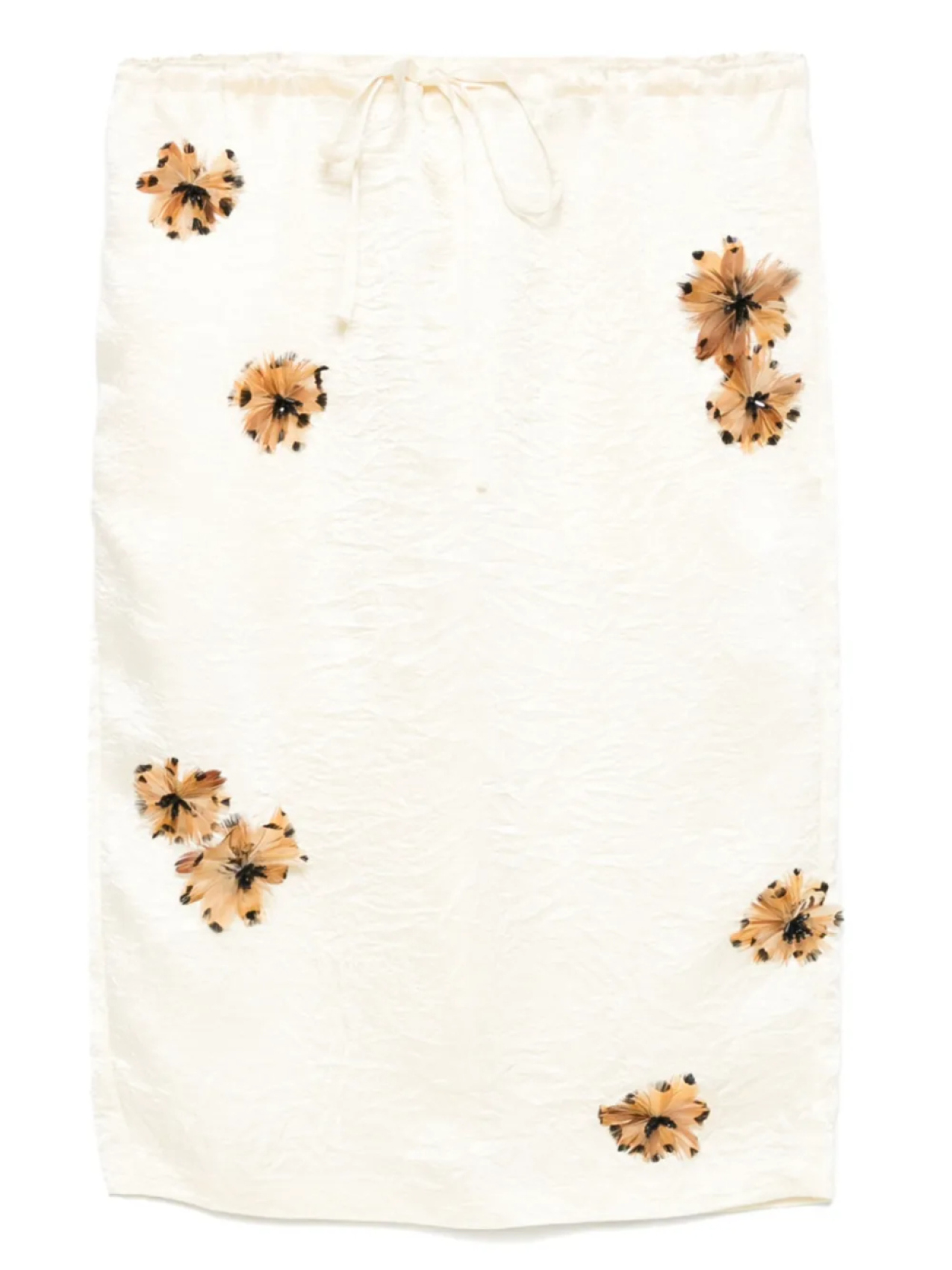 Юбка с цветочной аппликацией MARKGONG, нейтральный
Юбка с цветочной аппликацией MARKGONG, нейтральный