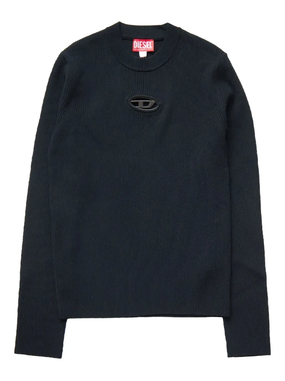 Футболка с круглым вырезом и длинными рукавами DIESEL, черный
Футболка с круглым вырезом и длинными рукавами DIESEL, черный