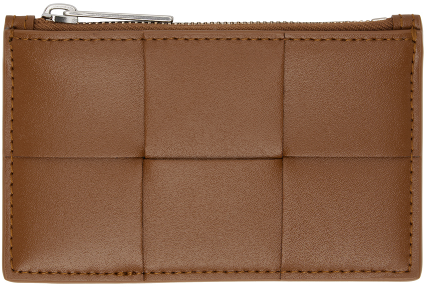 Коричневый и темно-синий держатель для карт на молнии Bottega Veneta
Коричневый и темно-синий держатель для карт на молнии Bottega Veneta