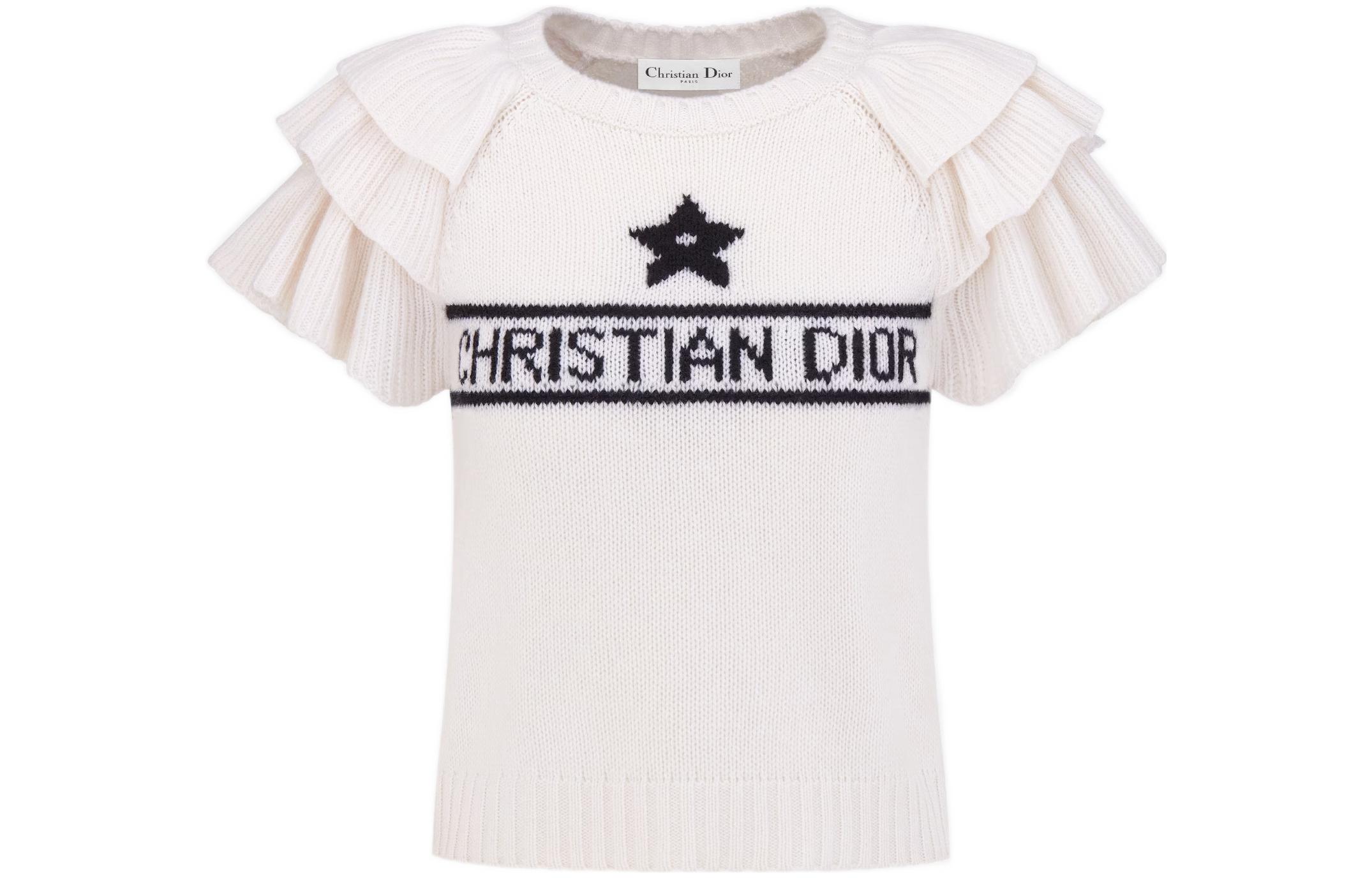 Трикотажная футболка женская слоновая кость белый DIOR
Трикотажная футболка женская слоновая кость белый DIOR