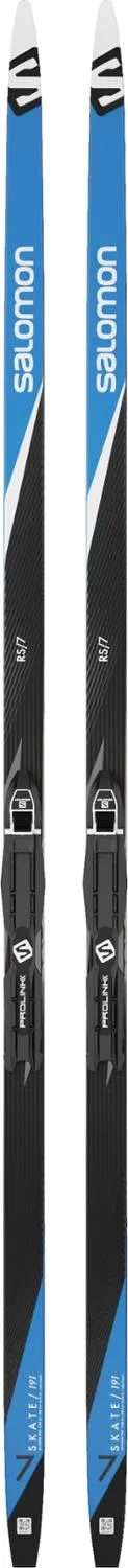 Лыжи для конькового хода RS 7 с креплениями Prolink Salomon, Black/Blue/White 
Лыжи для конькового хода RS 7 с креплениями Prolink Salomon, Black/Blue/White