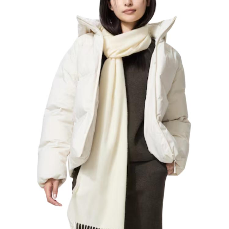 UNIQLO Женская белая пуховая куртка
UNIQLO Женская белая пуховая куртка