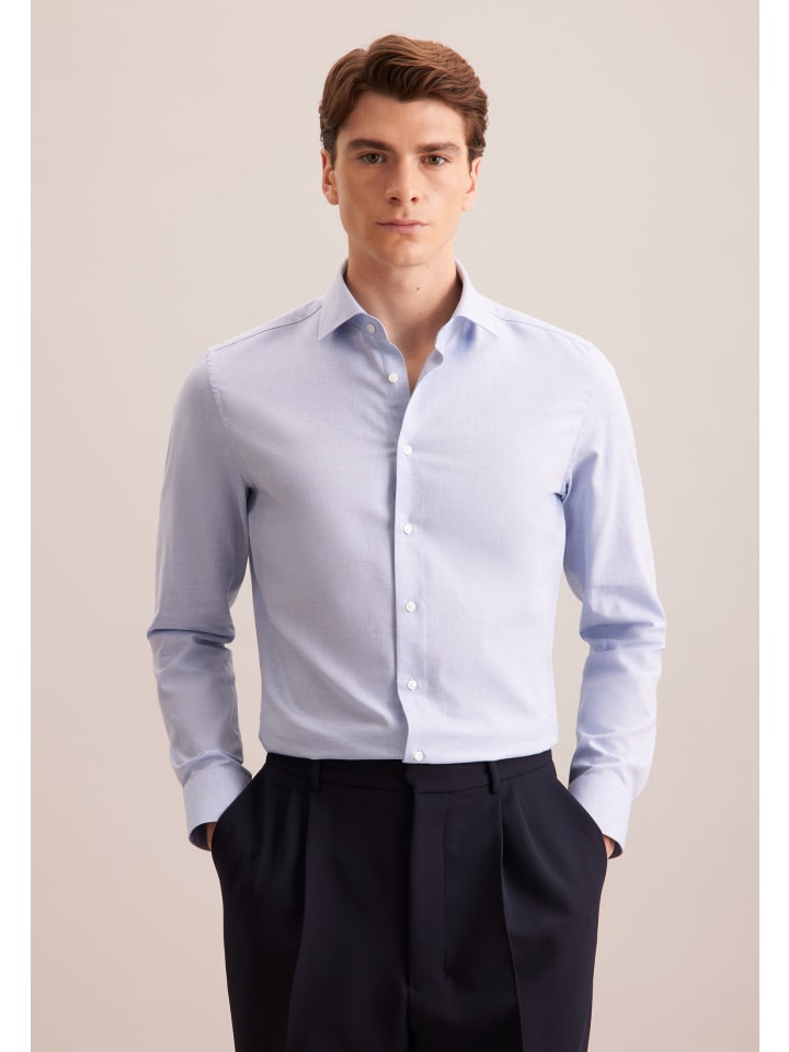 Рубашка фланелевая, средне-синего цвета Seidensticker
Рубашка фланелевая, средне-синего цвета Seidensticker