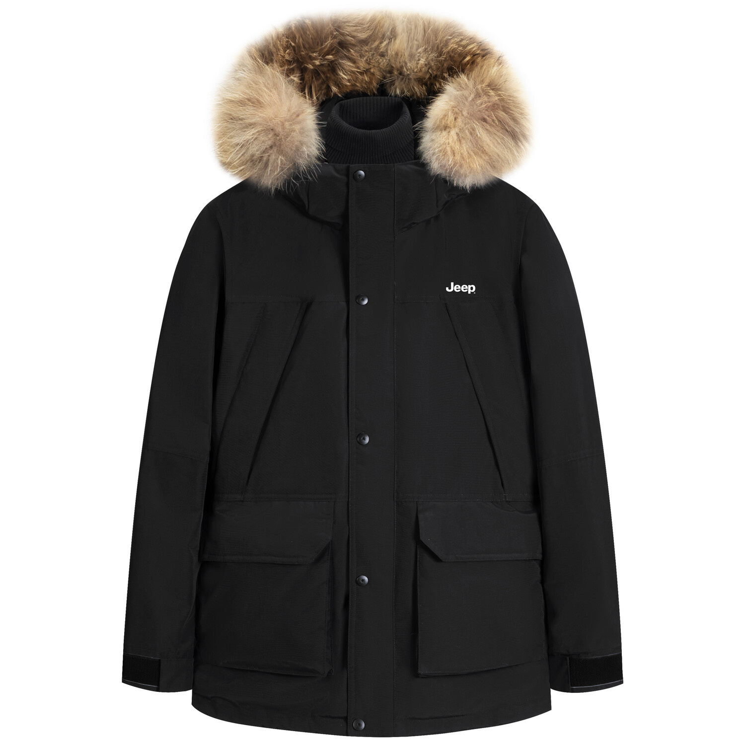 Пуховик унисекс Jeep, черный
Пуховик унисекс Jeep, черный