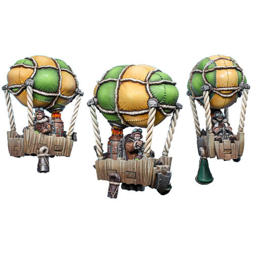 Миниатюра Mantic Games Kings of War 3E: Halfling - Aeronauts 
Миниатюра Mantic Games Kings of War 3E: Halfling - Aeronauts